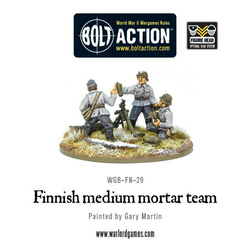 BOLT ACTION Finnish medium mortar team