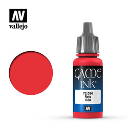 Vallejo: 72.086 - Game Color - Ink - Red (18 ml)