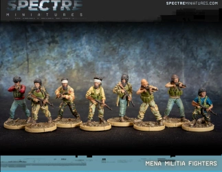 SPECTRE MINIATURES - MENA Militia Fighters