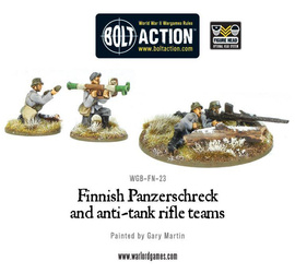 BOLT ACTION Finnish Panzerschreck and anti-tank rifle teams