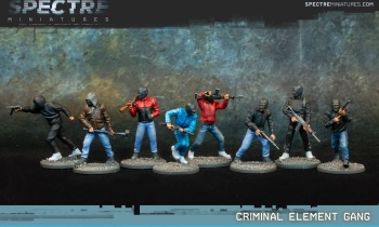 SPECTRE MINIATURES - Criminal Element Gang